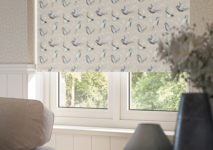 Bluebirds, Peanut - Twist&Fit Roller Blind - Image 5